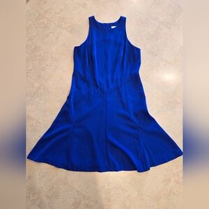 Royal Blue Sleeveless Dress Size 14